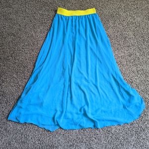 Lularoe Lucy Aqua Skirt XS